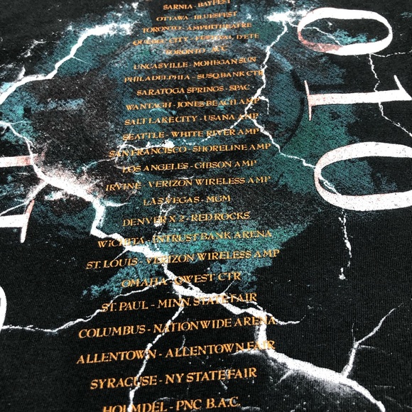 Rush Time Machine Tour 2010 Tee Black T-Shirt Double Sided Short Sleeve Large - Picture 5 of 13